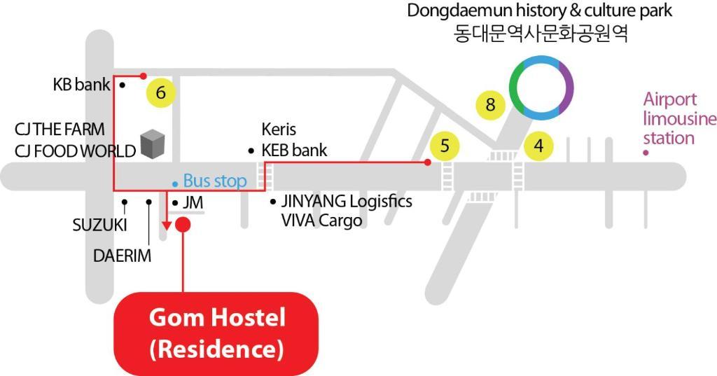 Gom Hostel Dongdaemun Seoul Eksteriør billede